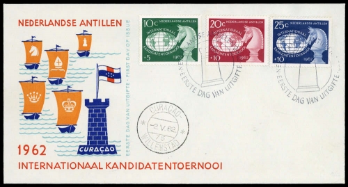 1962, Niederländische Antillen, 124-26, FDC