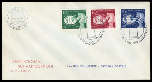 1962, Niederländische Antillen, 124-26, FDC