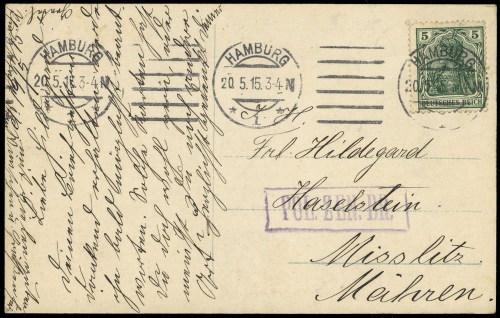 1815, Deutsches Reich, Brief
