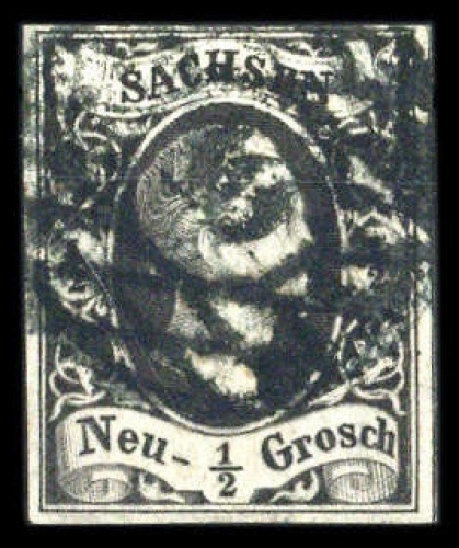 1851, Altdeutschland Sachsen, 3, gest.