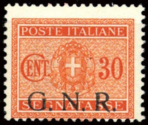 1943, Italien Militärpost Ausgaben Guardia Nazionale, 48, **