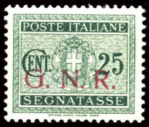 1943, Italien Militärpost Ausgaben Guardia Nazionale, 47, **