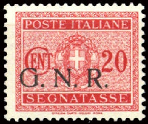 1943, Italien Militärpost Ausgaben Guardia Nazionale, 46, **