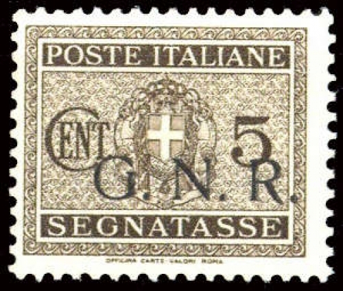 1943, Italien Militärpost Ausgaben Guardia Nazionale, 44, **