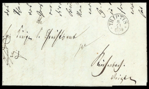 Altdeutschland Thurn und Taxis, Brief