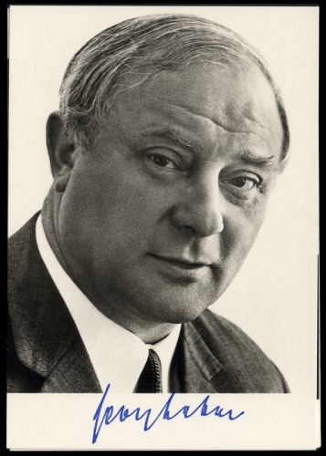 Ansichtskarten,Autographen,Politiker, Brief