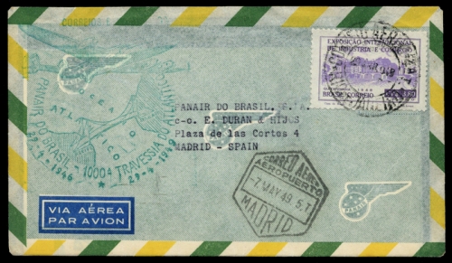 1949, Brasilien, Brief