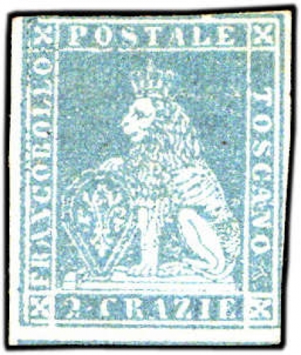 1851, Italien Staaten Toscana, 5 y, *