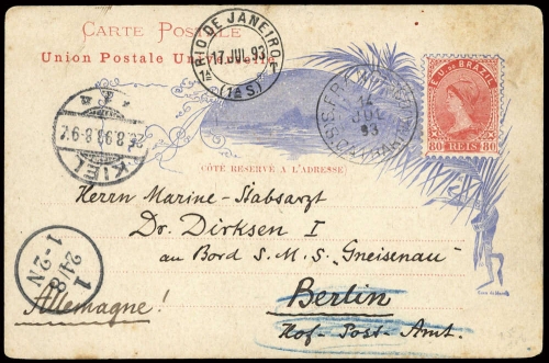 1893, Brasilien, Brief
