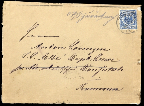 1892, Deutsche Kolonien Kamerun, Brief