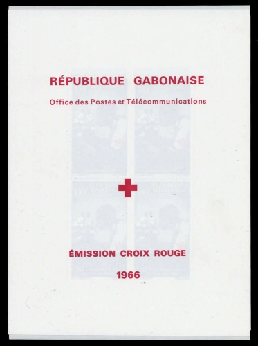1966, Gabun, Bl. 4+5, **