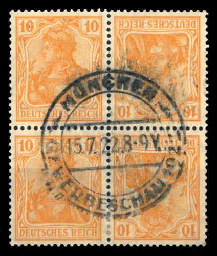 1921, Deutsches Reich, K 1 (2), gest.