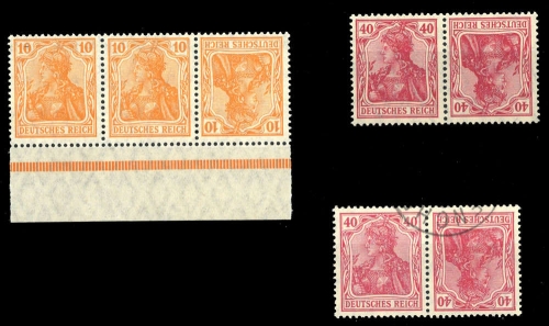 1921, Deutsches Reich, K 1 u.a., **, gest.