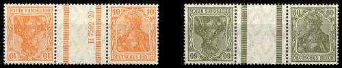 1921, Deutsches Reich, KZ 1+7, *