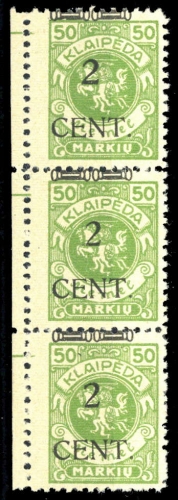 1923, Memel, 177 S 1, **, *