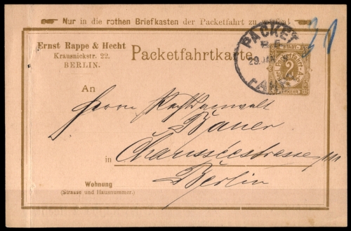 Deutsches Reich, Brief