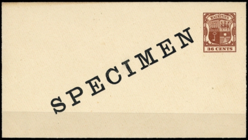 1896, Mauritius, U 18 a SP, Brief