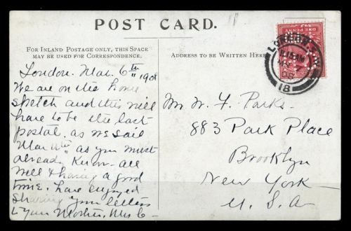 1902, Grossbritannien, 104, Brief