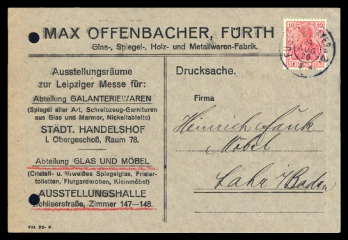 1920, Deutsches Reich, Brief