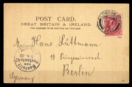 1902, Grossbritannien, 104, Brief