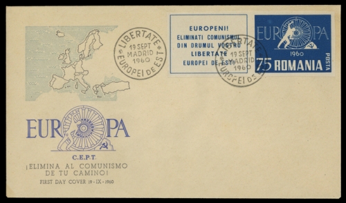 1960, Int.Organisationen,CEPT,, Brief