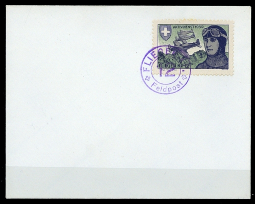 1939, Schweiz Soldatenmarken, Brief
