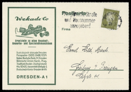 Deutsches Reich, 465 FL, Brief