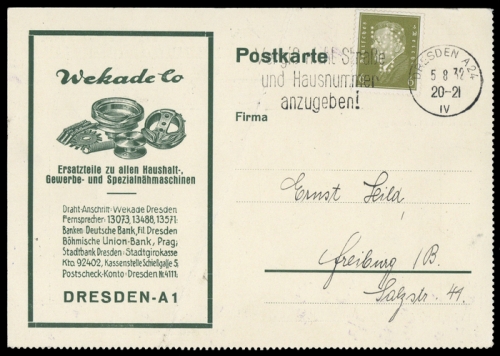 Deutsches Reich, 465 FL, Brief