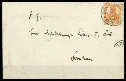 Altdeutschland Württemberg, DR 99 a, Brief