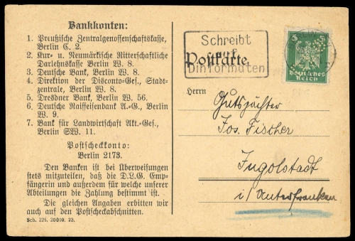 Deutsches Reich, 356 FL, Brief