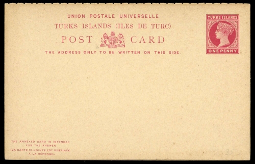 1893, Turks und Caicos Inseln, P 6, Brief