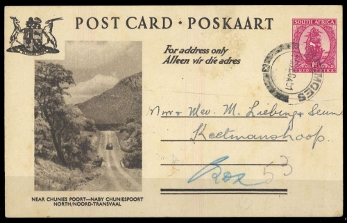 1943, Südafrika, P 23, Brief