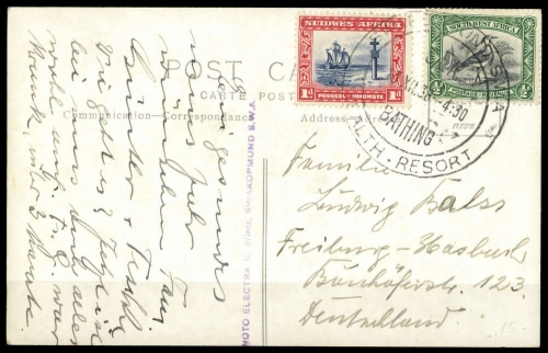 1931, Südwestafrika, 140, 143, Brief