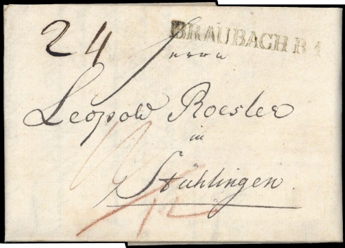 Altdeutschland Thurn und Taxis, Brief