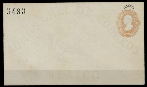 1879, Mexiko, U 7, Brief