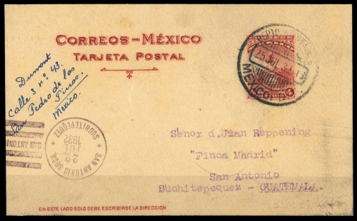 1932, Mexiko, Brief