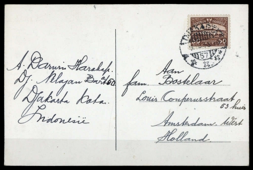 1953, Indonesien, 104, Brief
