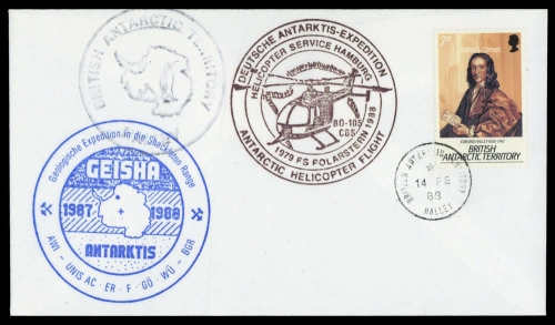 1988, Expeditionen,Antarktis,, BAT 132, Brief