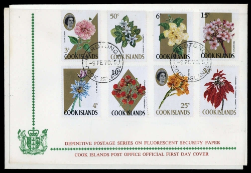 1970, Cook Inseln, 152-67 y, FDC