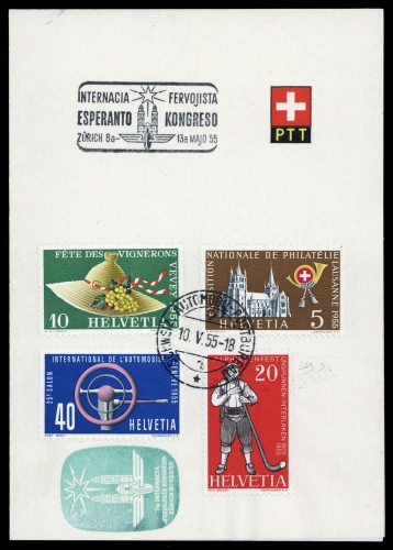 1955, Kunst u. Kultur,Esperanto,, 607-10