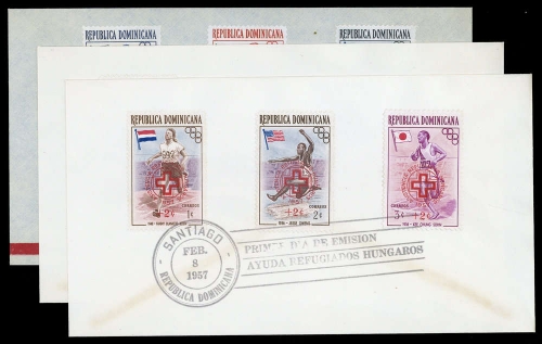 1957, Dominikanische Republik, 569-76, FDC
