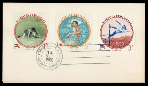 1960, Dominikanische Republik, 724-31 B, FDC