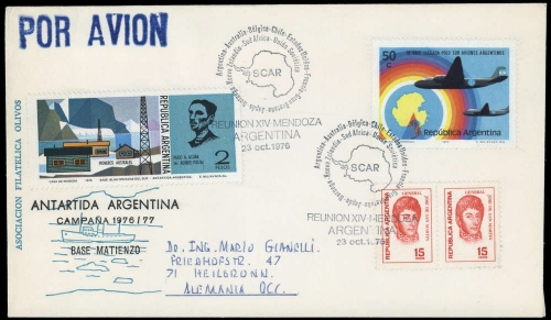 1976, Expeditionen,Antarktis,, 1218 u.a., Brief