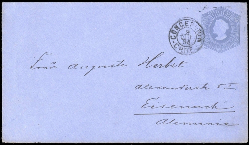 1873, Chile, U 2 B, Brief