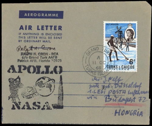 1967, Turks und Caicos Inseln, 205, Brief