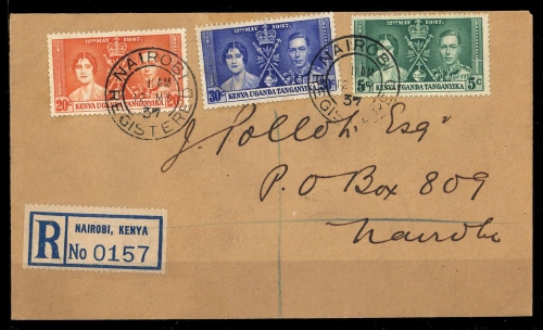 1937, Ostafrikanische Gemeinschaft, 49-51, FDC