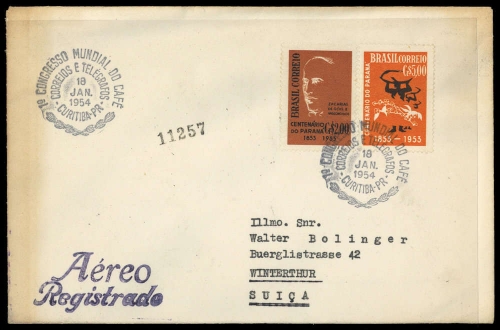 Brasilien, 826-27, Brief