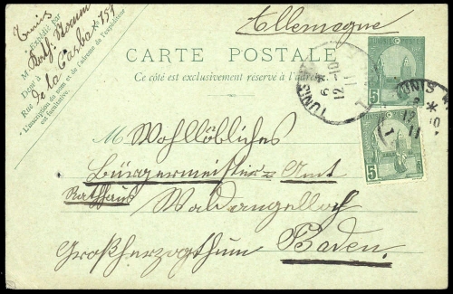 1906, Tunesien, 16 II u.a., Brief