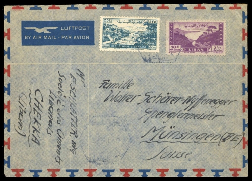 1948, Libanon, 396 u.a., Brief