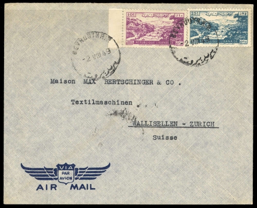 1948, Libanon, 393 u.a., Brief